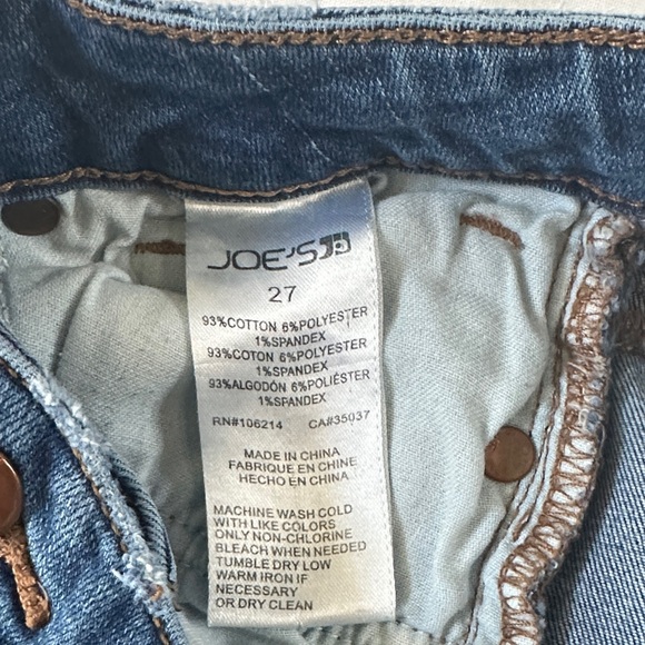 Joe's Jeans Angle Cropped Ankle Blue Denim. Size 27. - Picture 3 of 5